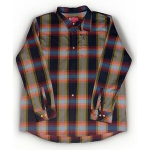Browning Heritage Collection Plaid Button Down Shirt‎ Men's XXL Long Sleeve